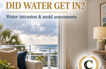Water Intrusion and Mold Inspections on the Emerald Coast